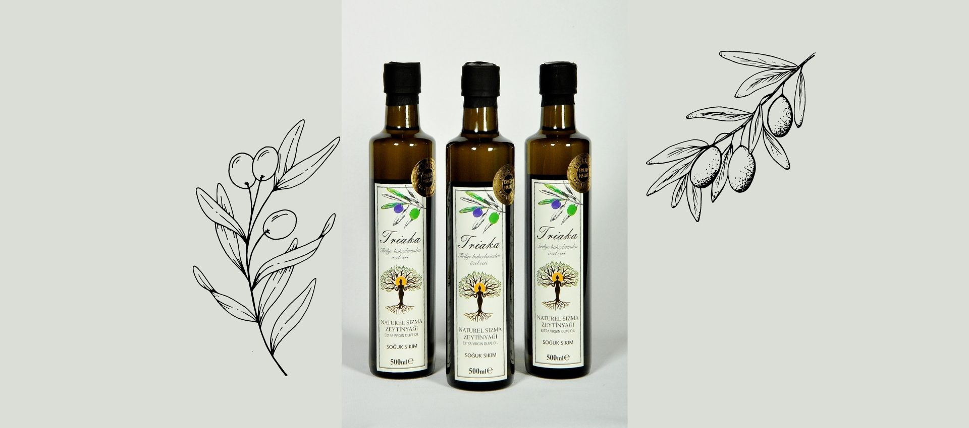 Triaka Naturel Sızma Zeytinyağı