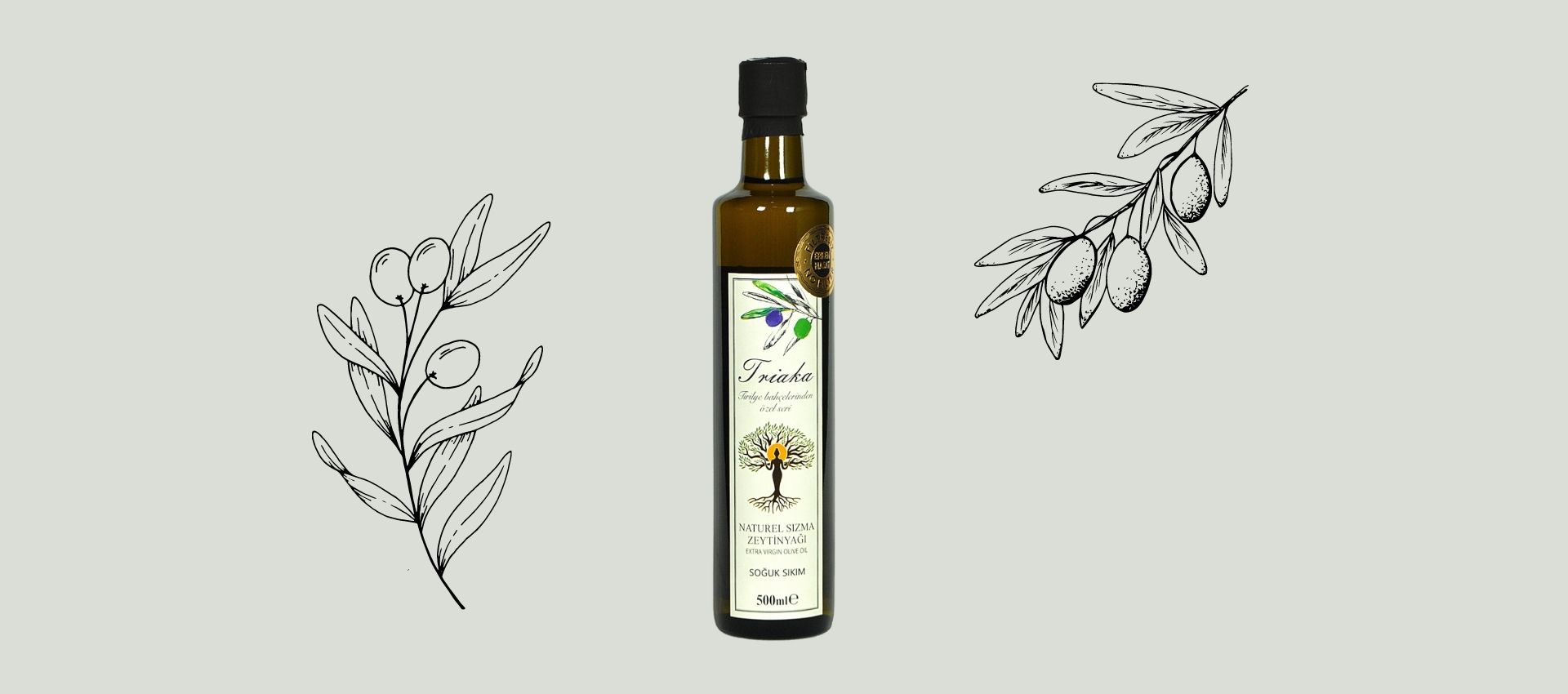 Triaka Naturel Sızma Zeytinyağı