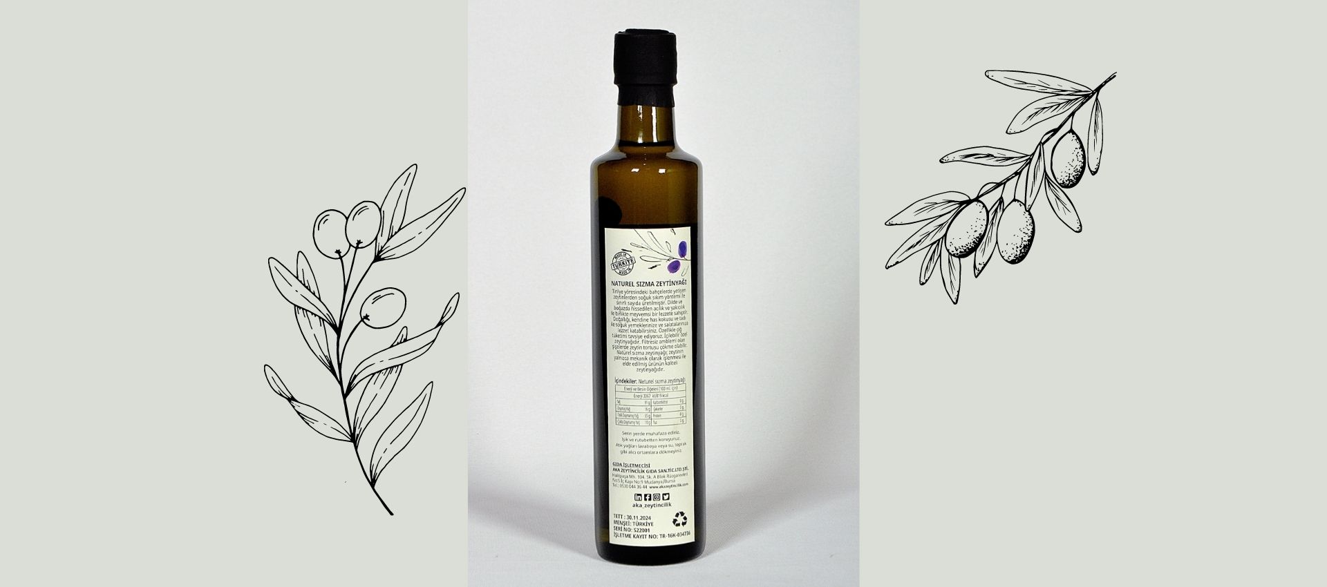 Triaka Naturel Sızma Zeytinyağı